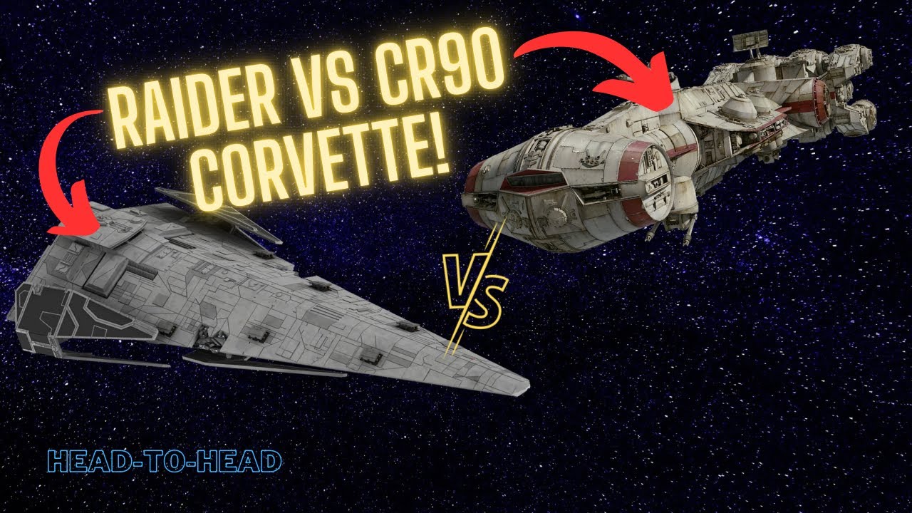 CR90 Corvette VS Raider Corvette! Head-to-Head: Rebel? Or Imperial?