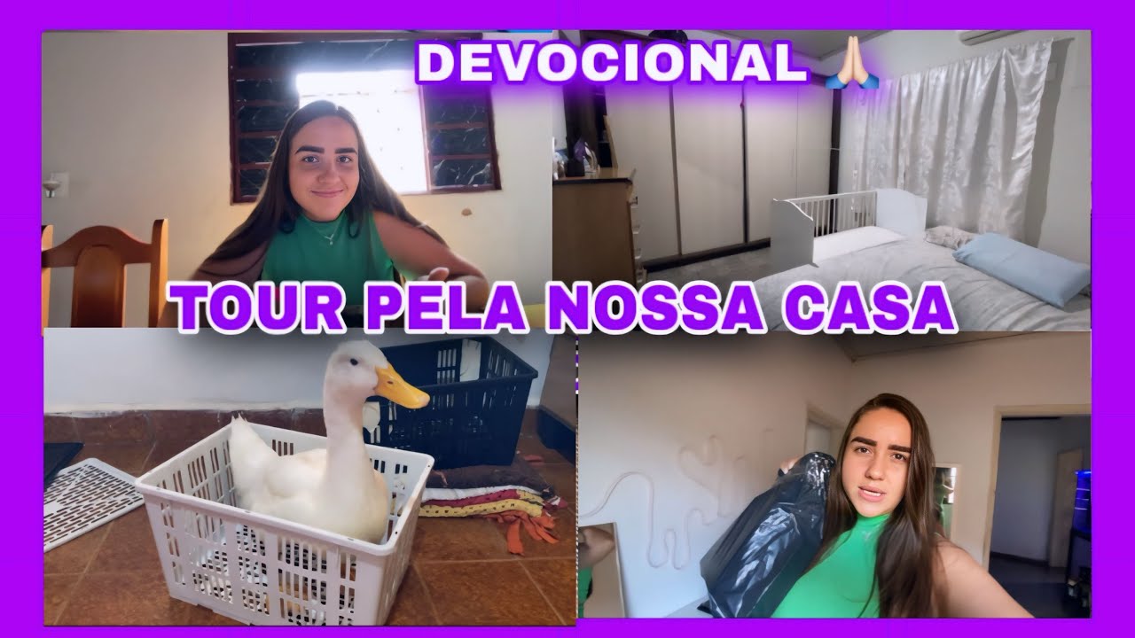 TUDO ME É PERMITIDO, MAS NEM TUDO CONVÉM| TOUR PELA MINHA CASA| NOSSO PATO TÁ ENORME 😱
