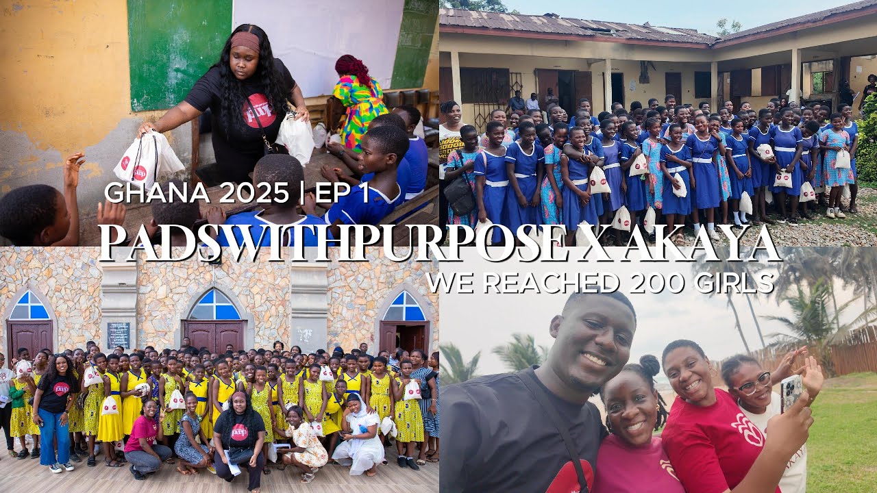 Pads With Purpose Outreach in Ghana | Full Vlog