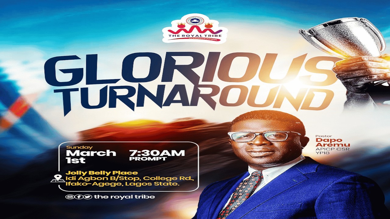MARCH THANKSGIVING SUNDAY || GLORIOUS TURNAROUND || PASTOR DAPO AREMU