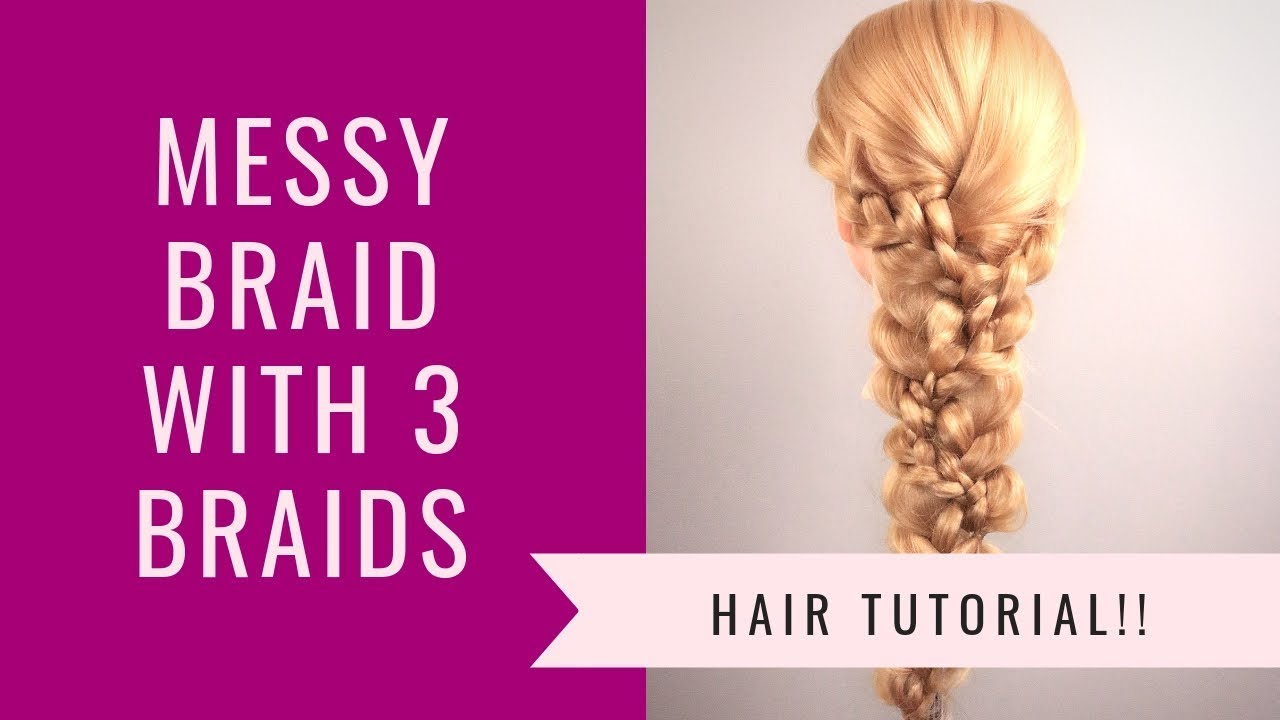 VLECHT MET 3 VLECHTEN // BRAID WITH 3 BRAIDS | HAAR TUTORIAL | Dazzling Beauty