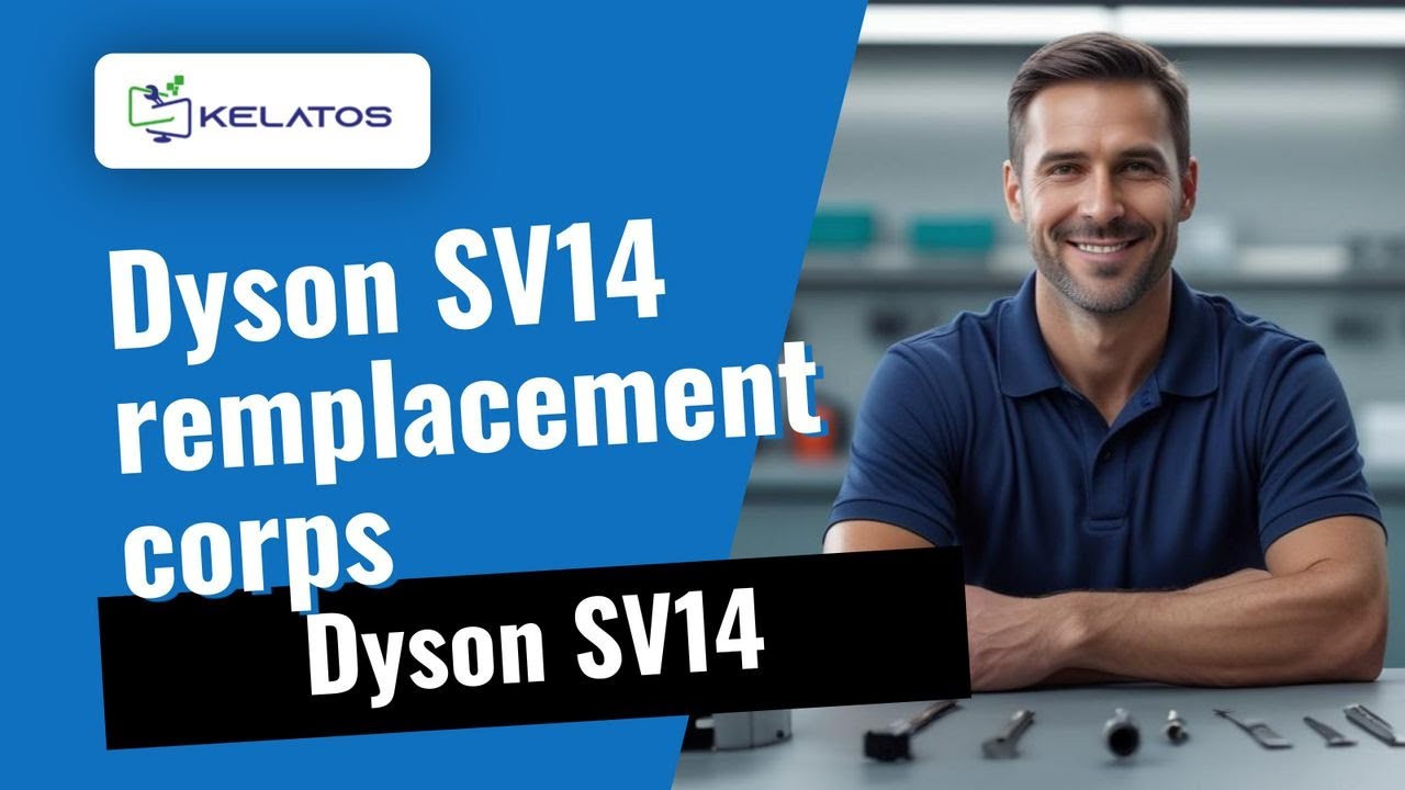 Aspirateur Dyson SV14 corps endommagé, remplacement du corps 🔧