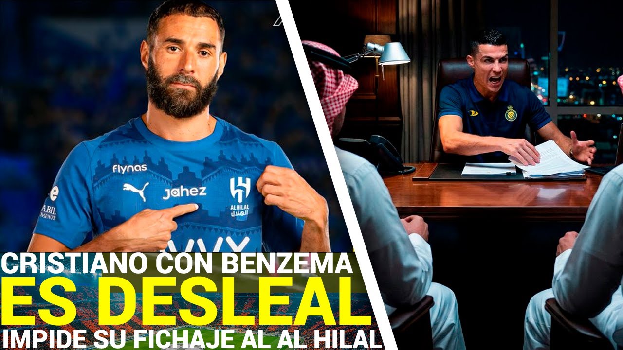 Cristiano Ronaldo IMPIDE el FICHAJE de Benzema al Al Hilal siendo DESLEAL y MANIPULANDO la LIGA