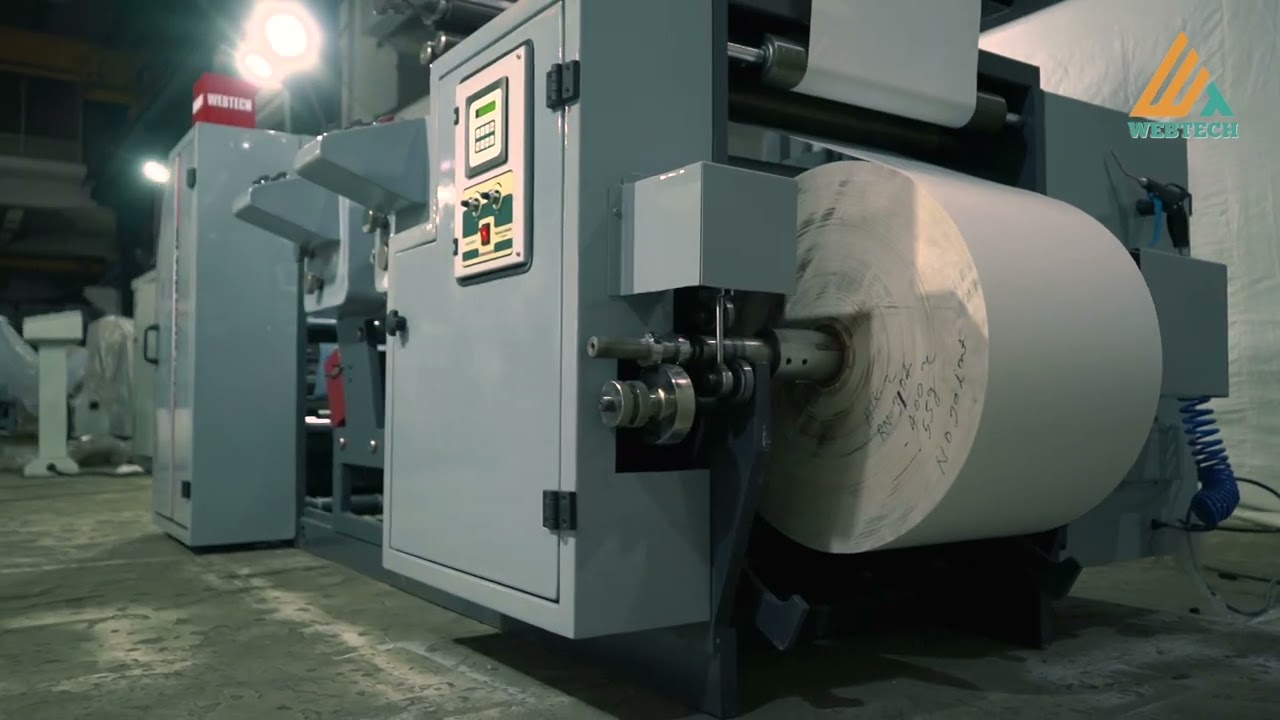 Unveiling India's First Thermal Roll Slitting Rewinding Machine with 2 Colors Online Flexo Printing