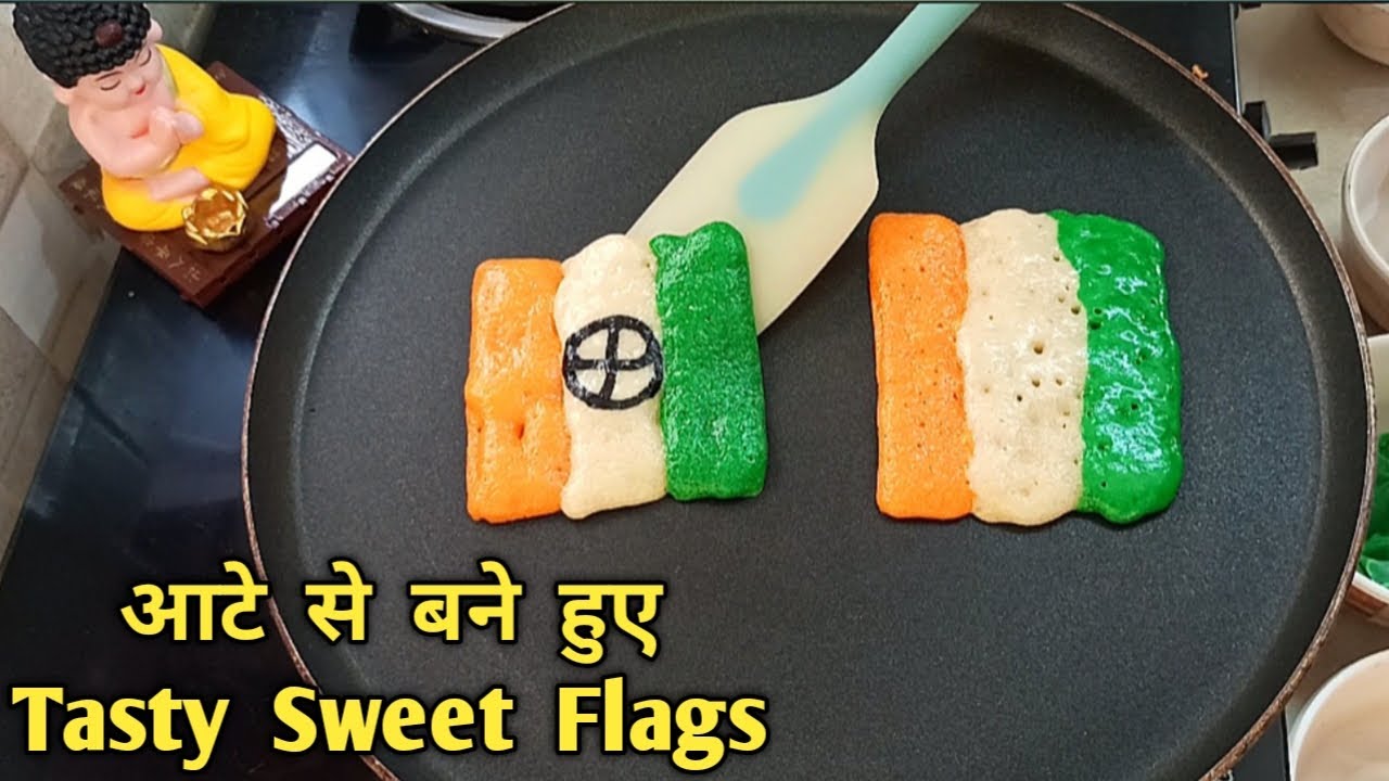 Eatable Flag recipe | Tricolour food idea | Tricolour food recipes for school | Tricolor recipe easy