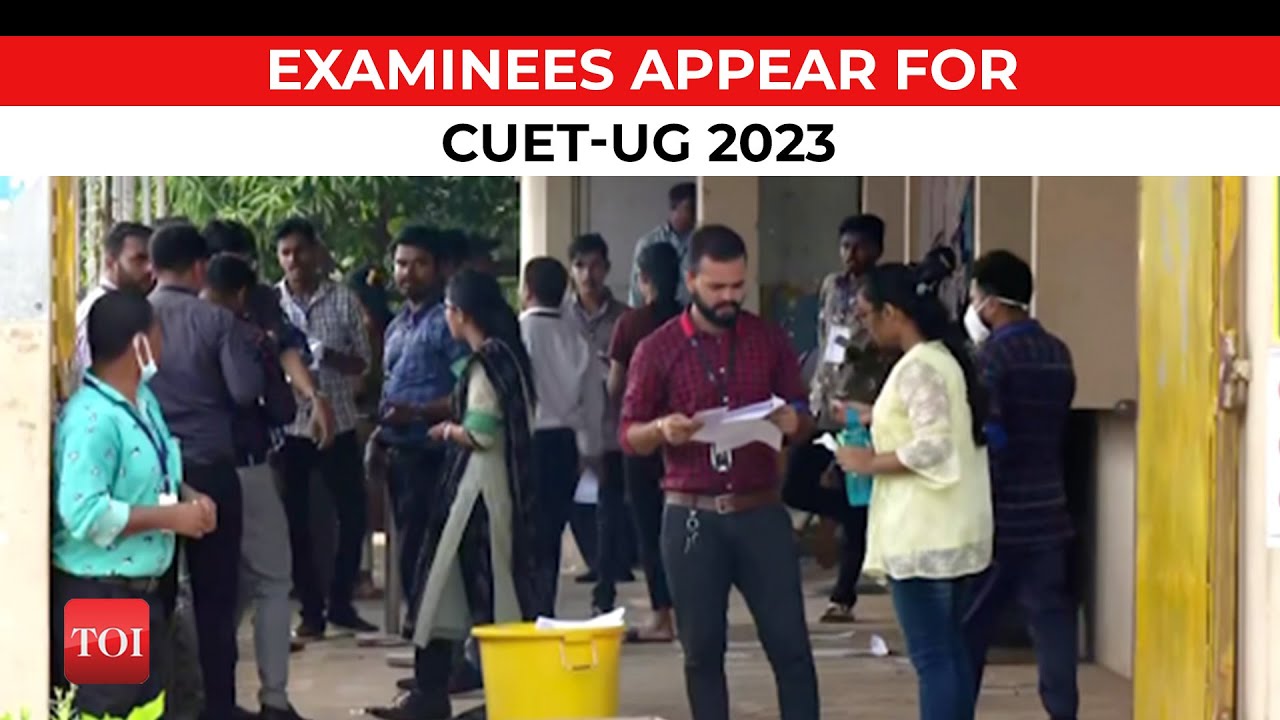 CUET-UG 2023 Exam Begins: Examinees Take the Test in Bhubaneswar, Odisha