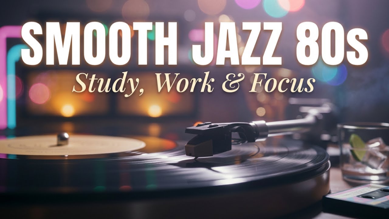 Smooth Jazz 80s - 3 Hours of Relaxing Saxophone Music for Study, Work & Focus 🎷