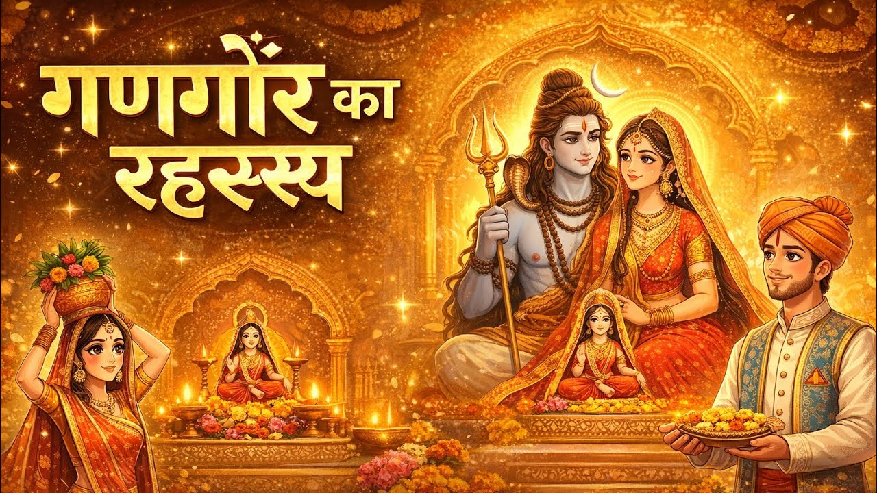 गणगौर का रहस्य | दिव्य प्रेम का उत्सव 🙏#गणगौर #Gangaur #ParvatiMata #ShivParvati 