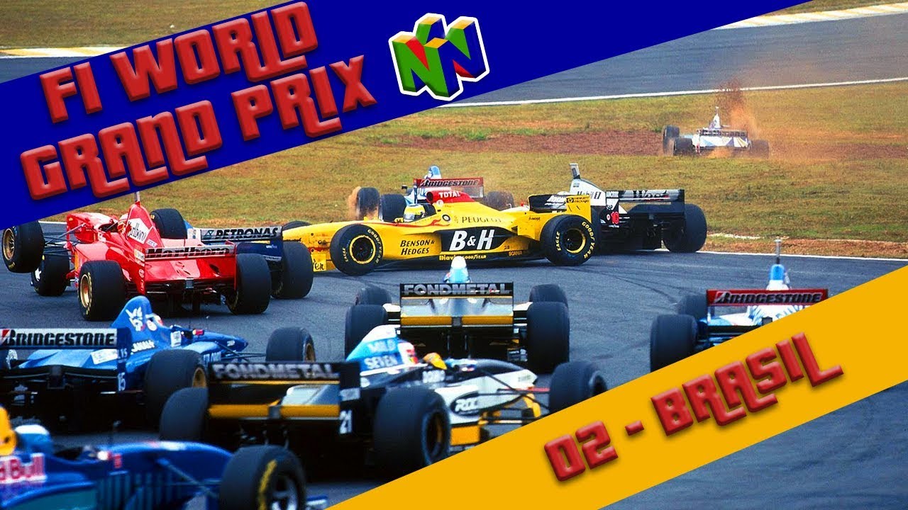 F1 World Grand Prix N64 - Brasil - EP02 | Jogos Clássicos