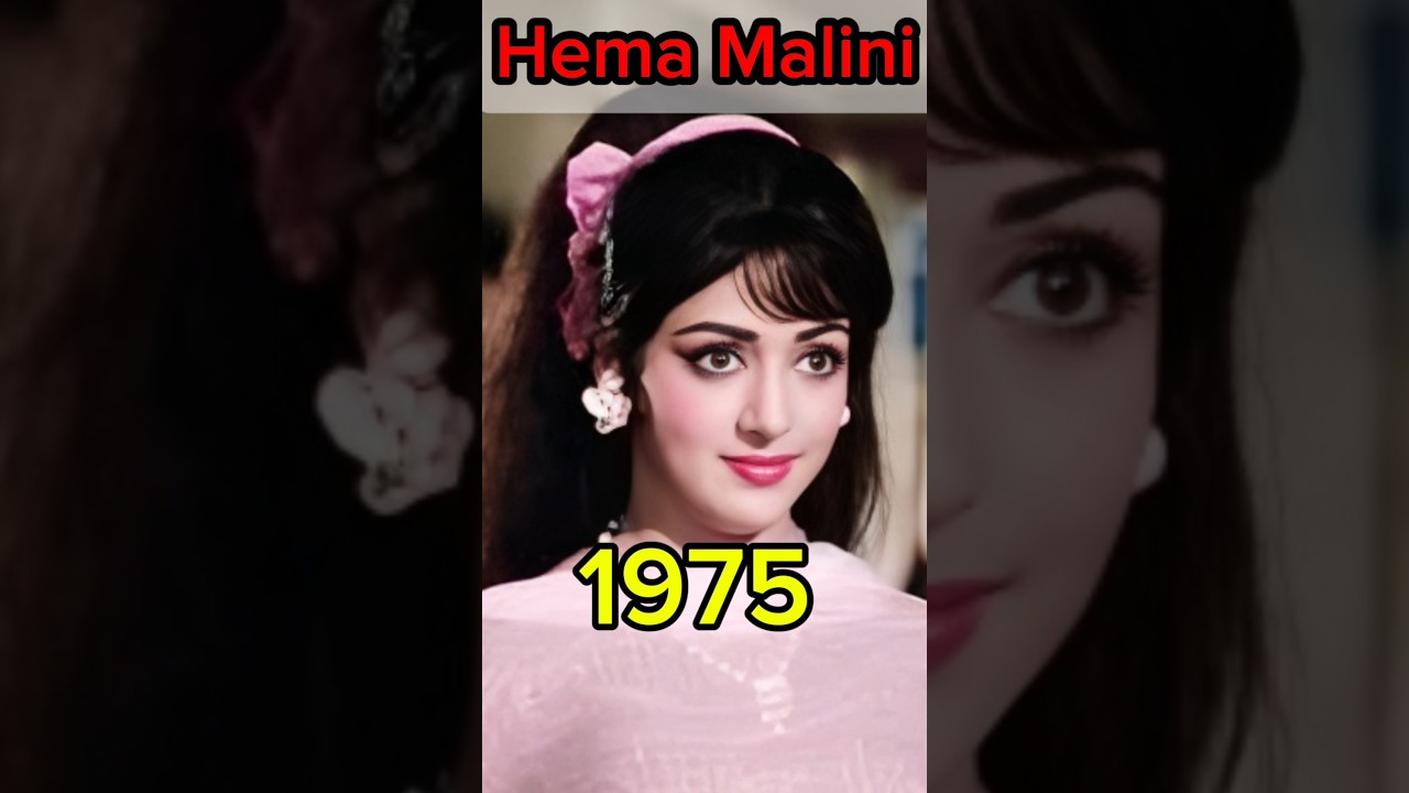 Hema Malini (1948-2025) Age transformation #hemamalini #viralshort