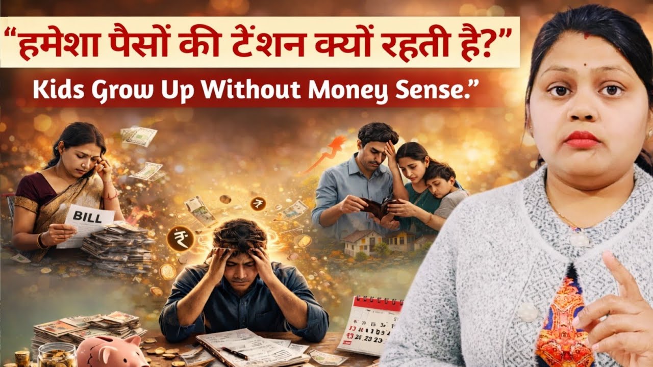 “घर का बजट क्यों बिगड़ जाता है” —क्योंकि हमें कभी सिखाया ही नहीं गया”“पैसा आता रहा, समझ नहीं आई —🤔