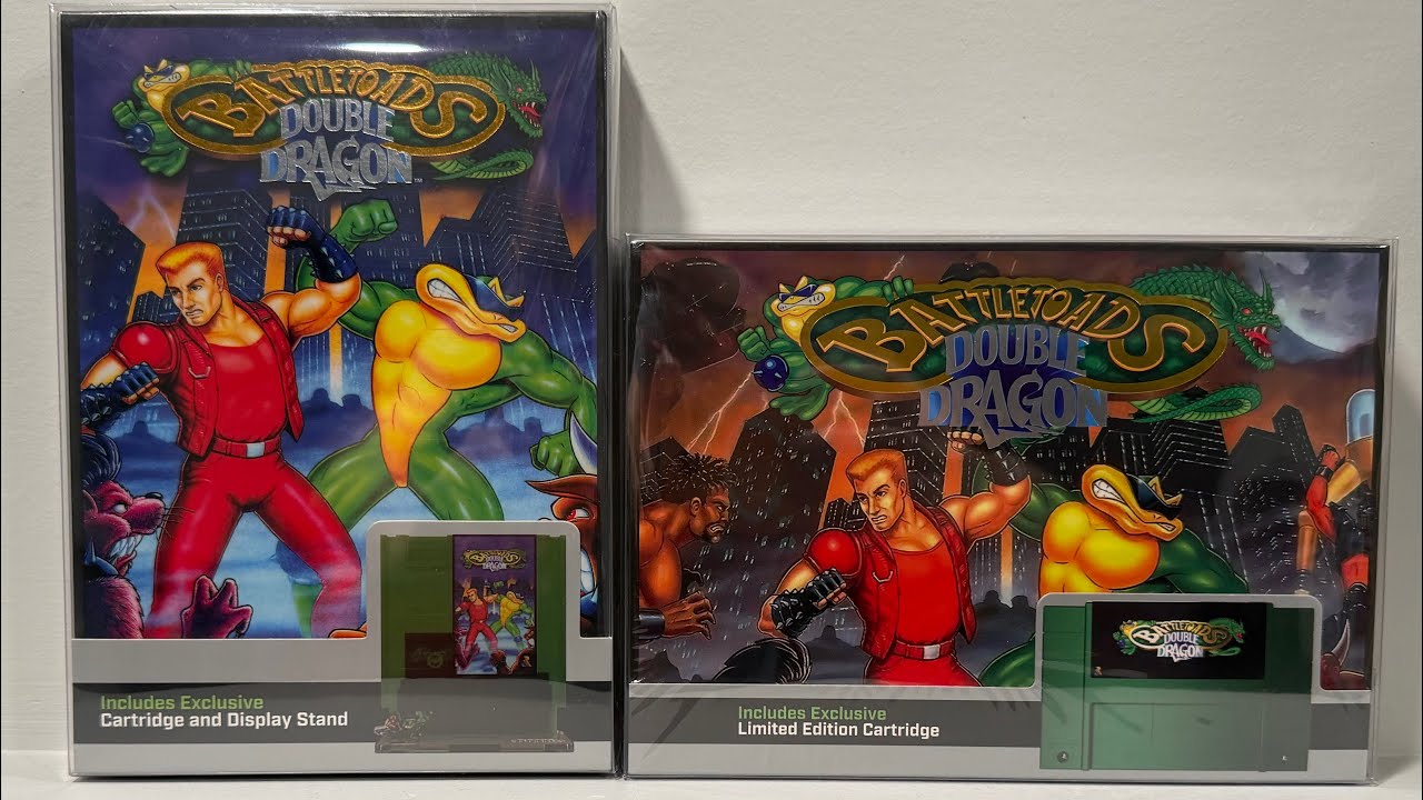 Распаковка игр Battletoads и Double Dragon на Retrobit для NES и SNES