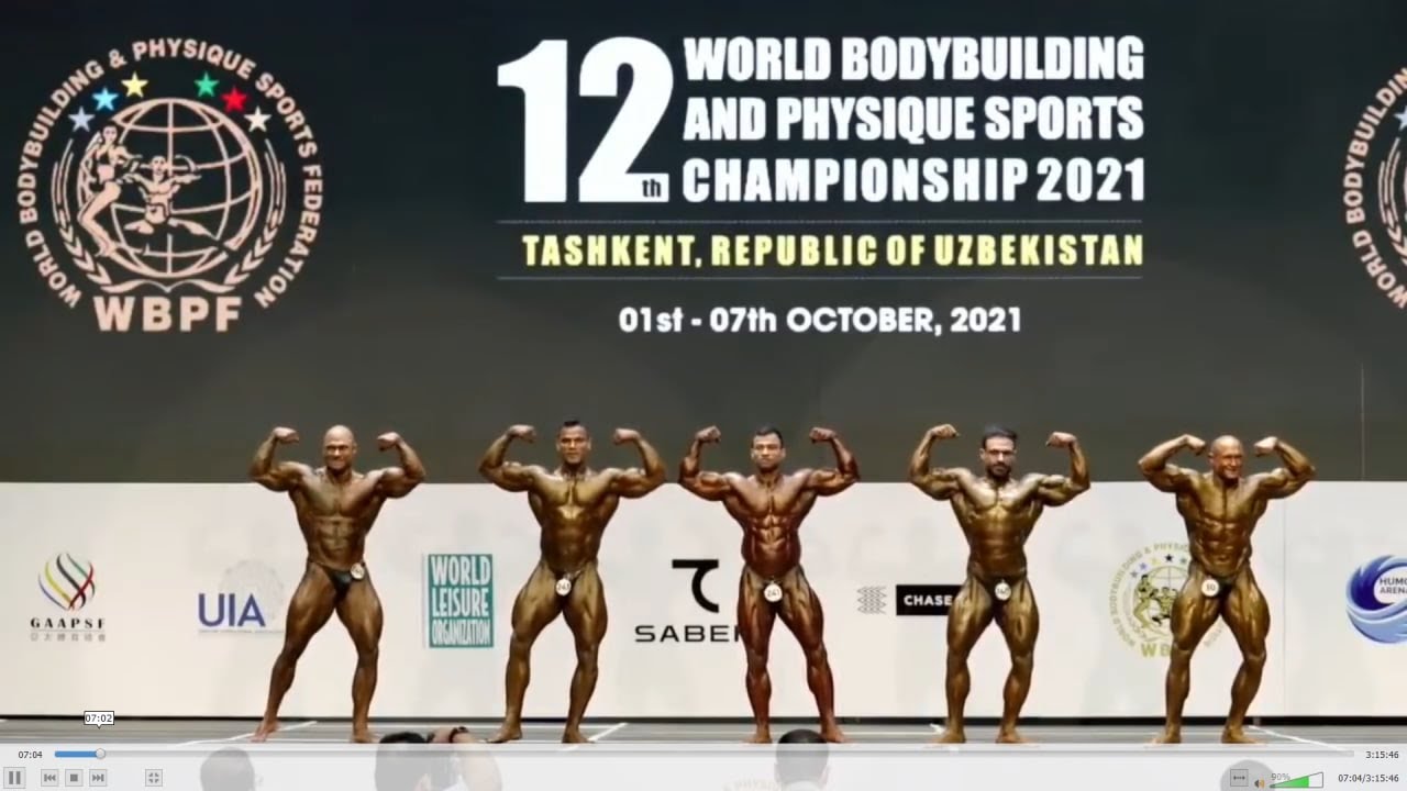 12th WBPF world bodybuilding championship .......