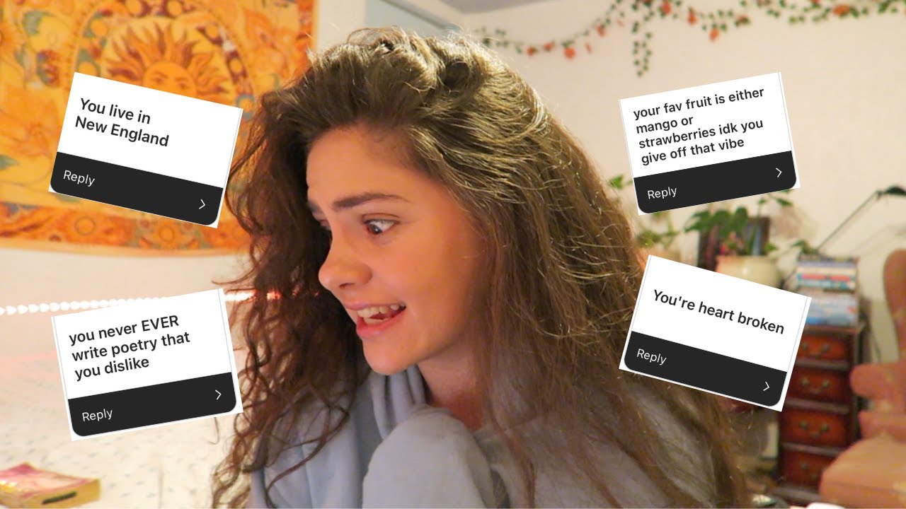 answering your assumptions about me