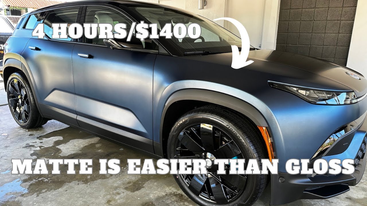 MATTE PAINT CERAMIC COATING TUTORIAL | SPEND LESS TIME AND MAKE MORE MONEY THAN GLOSS PAINT