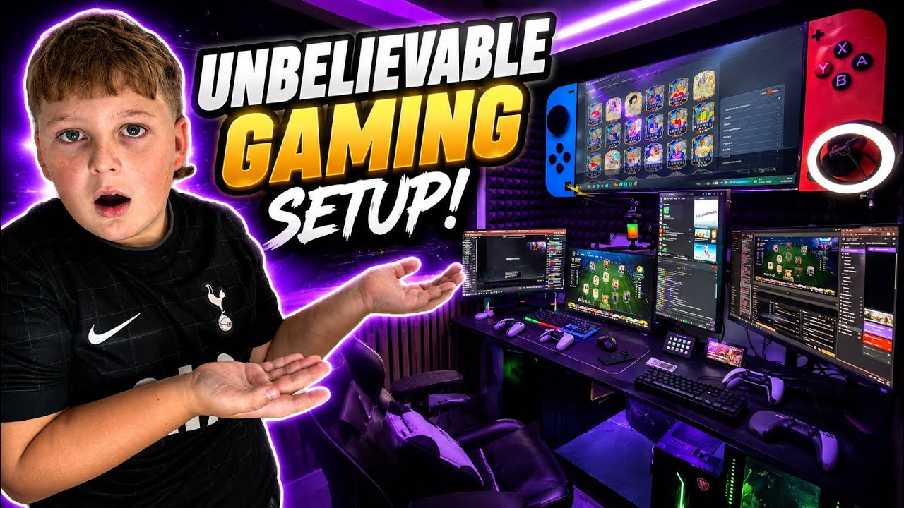 New Unbelievable Gaming / Streaming Setup Tour  WOW #eafc #gaming #gamingsetup #fifa #fc26