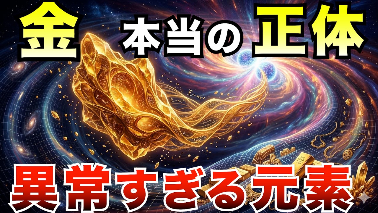 【禁断の元素】金は「宇宙が生んだ異常物質」だった ― なぜ人類は黄金に支配され続けるのか