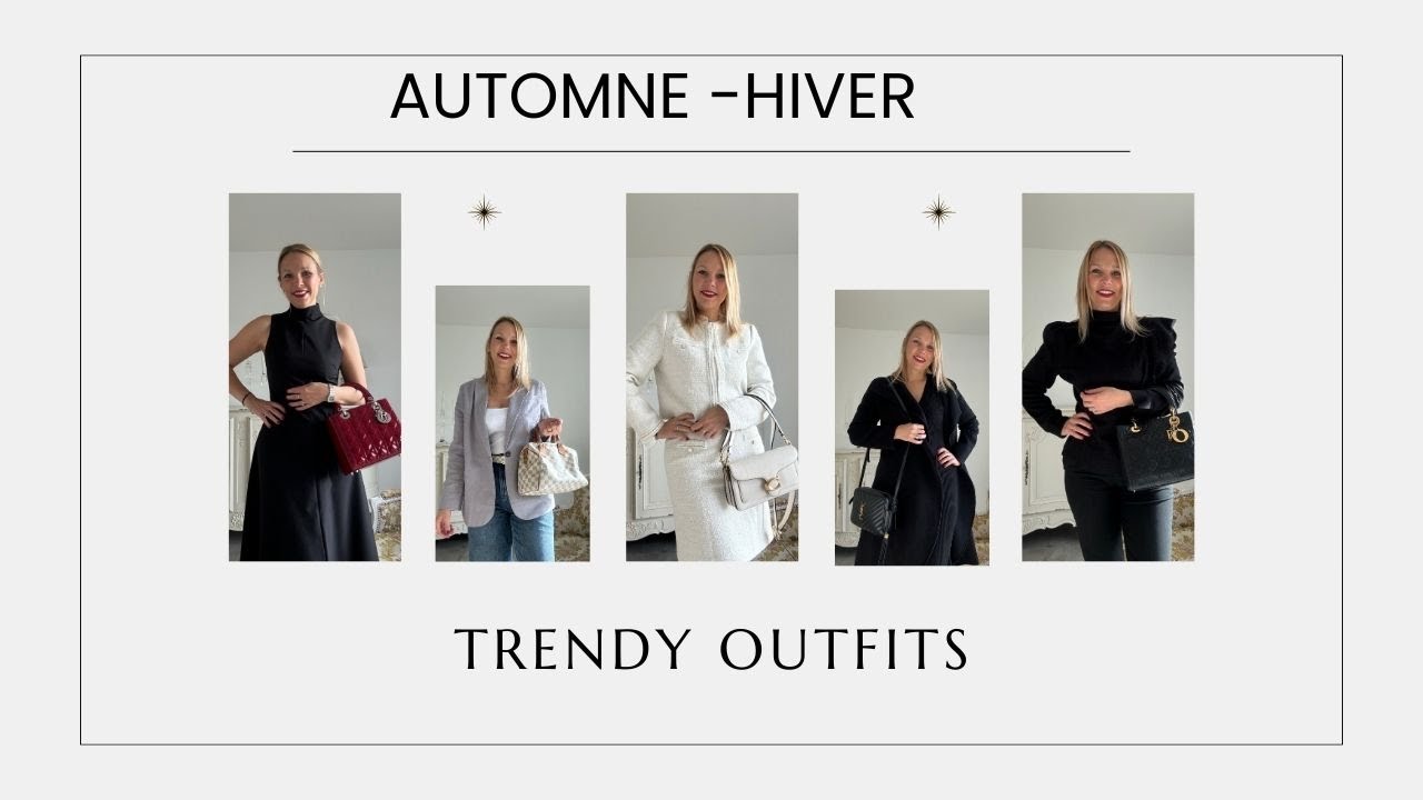 IDÉES DE LOOKS POUR L’AUTOMNE-HIVER