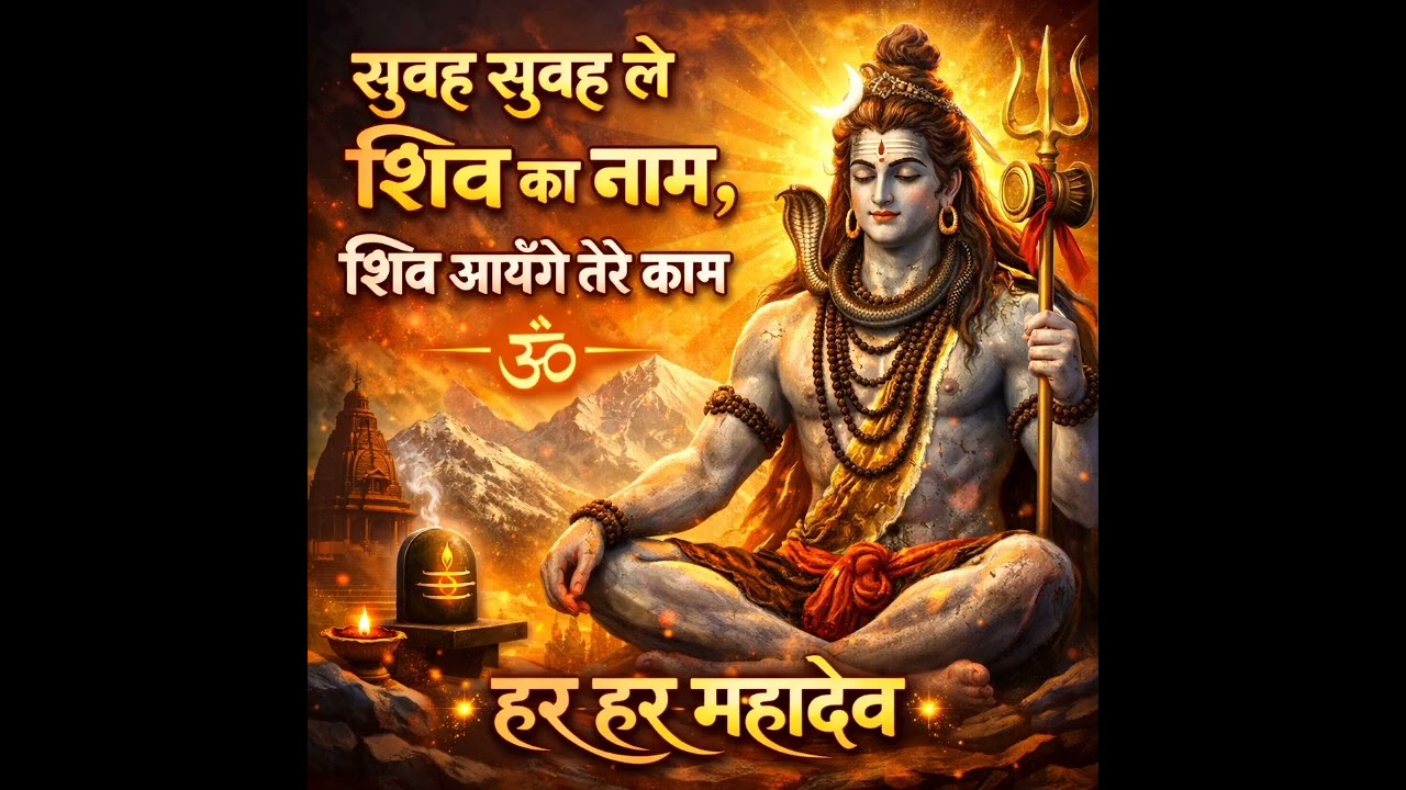 Mahadev Morning Bhajan 2026 | Positive Energy Shiv Song