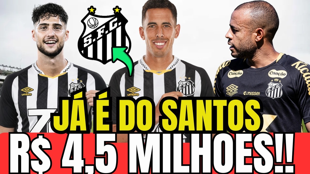 PLANTÃO URGENTE PEGOU TODOS DE SURPRESA MERCADO DA BOLA SANTOS ÚLTIMAS NOTÍCIAS DO SANTOS HOJE