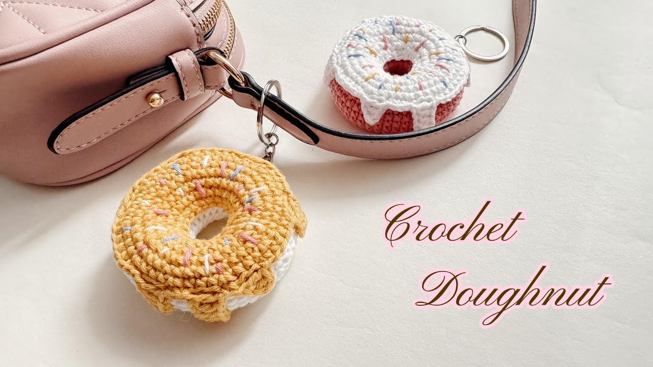 Crochet Doughnut | Crochet Keychain | Crochet Gift | Crochet Tutorial