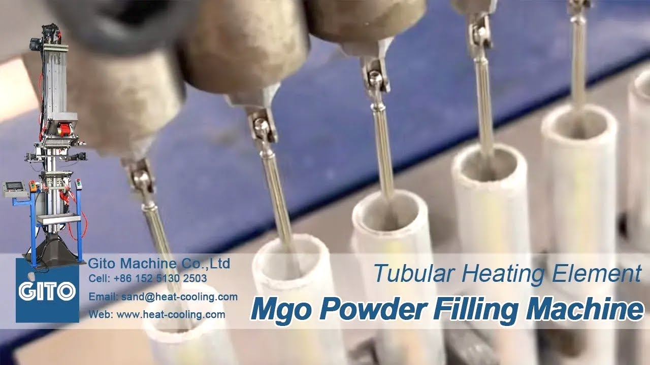 Tubular Heating Element MgO Powder Filling Machine