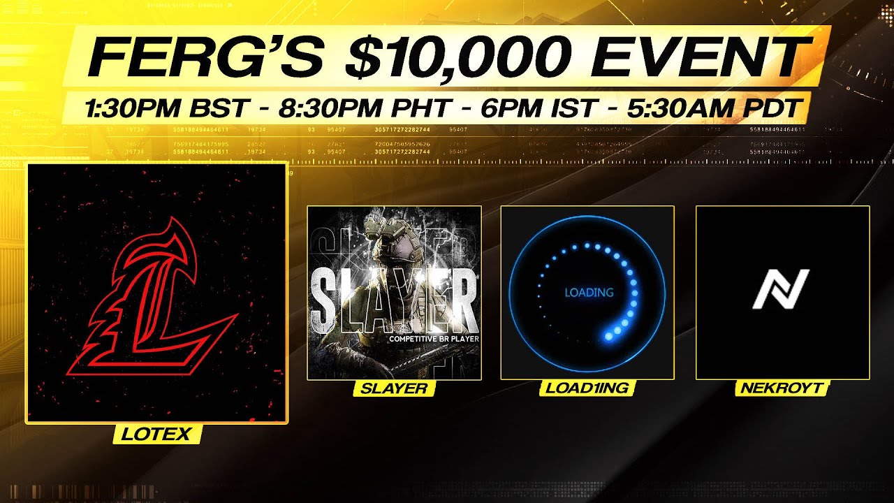 $10K Call of Duty Mobile Live Stream Tournament @iFerg
