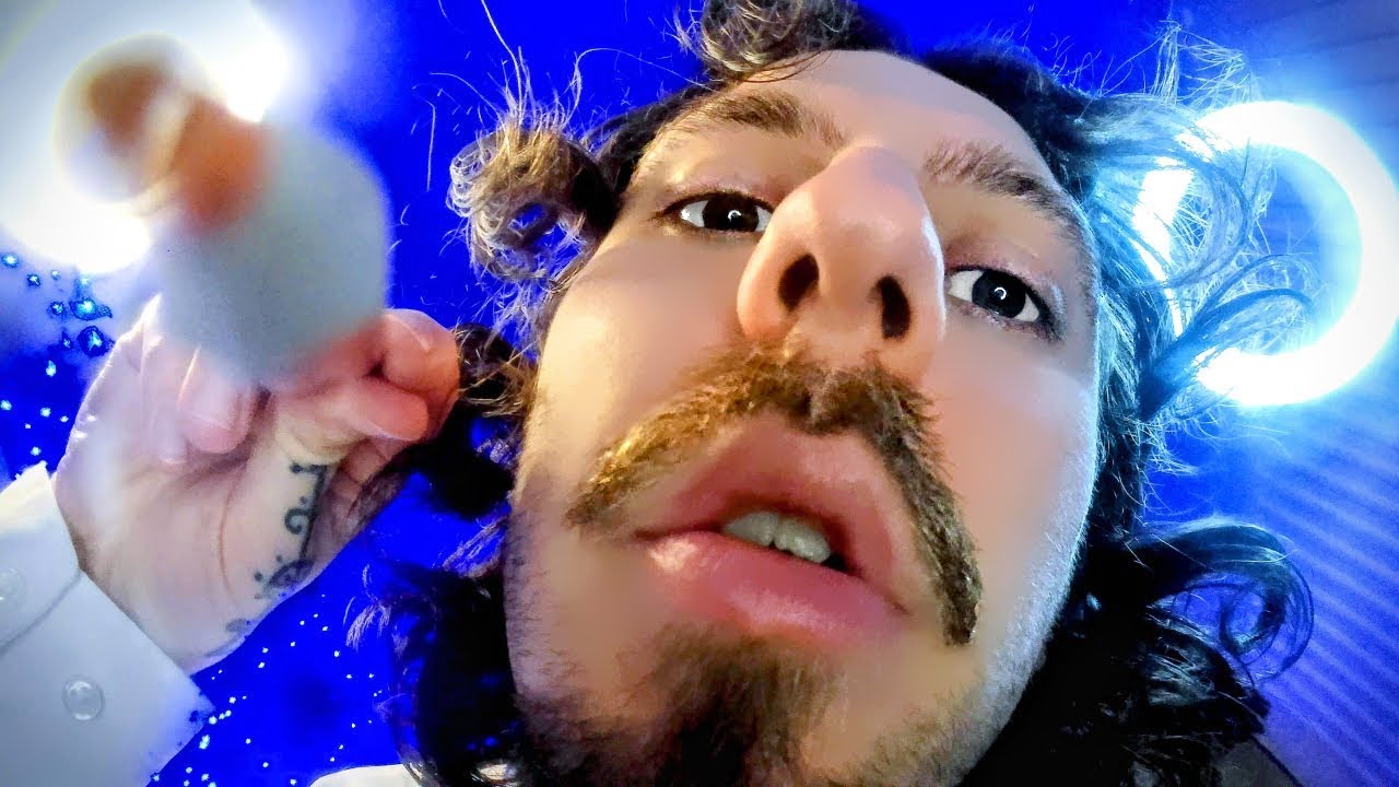 little creature asmr DRAWING ON YOUR FACE (ACTUAL CAMERA TOUCH) POV SCRATCHING LENS TAPPING SLEEP