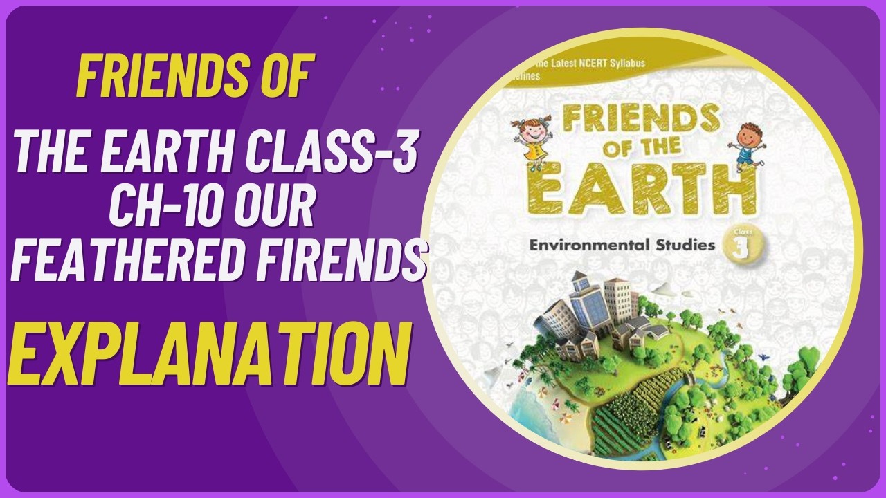 Friends of the earth class - 3 Chapter -10 Our feathered friends explanation