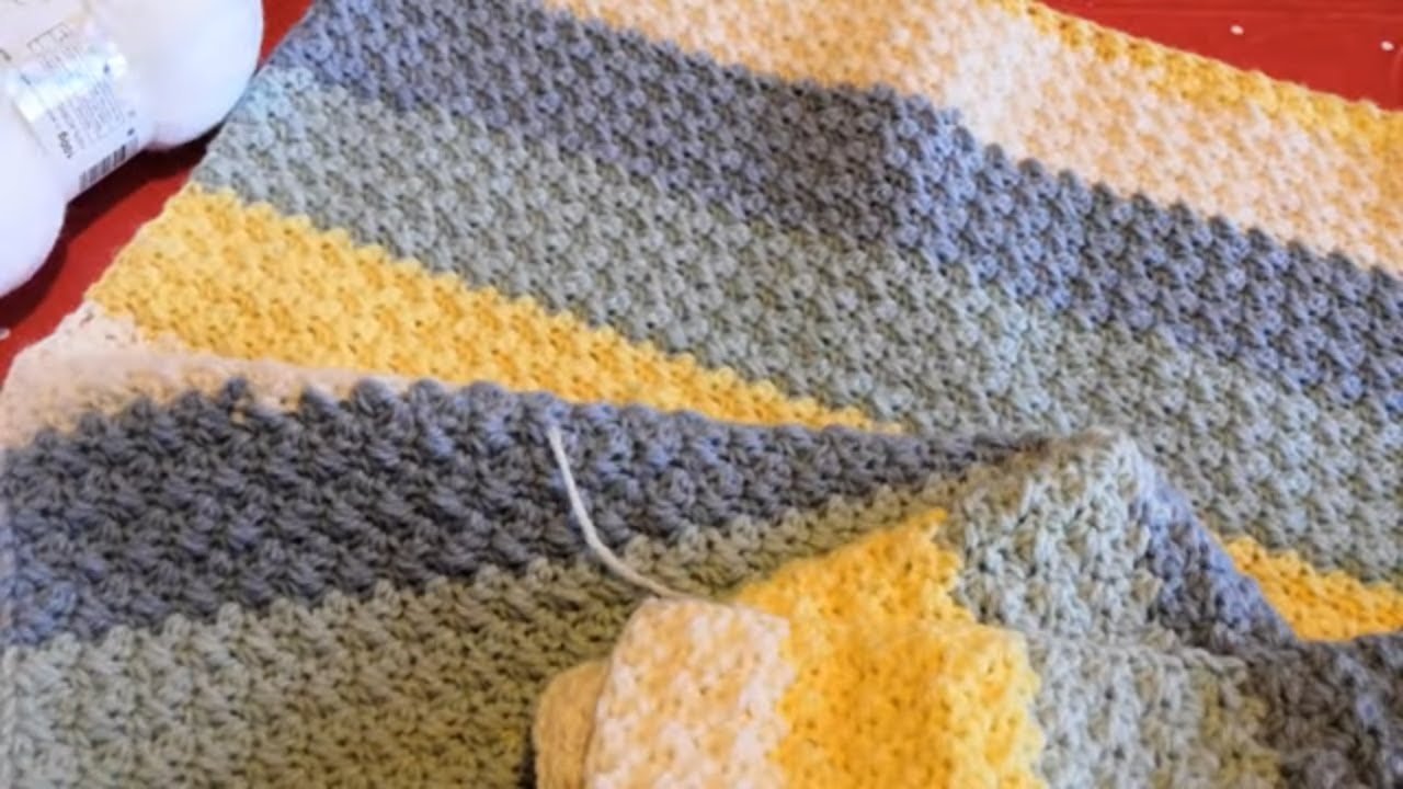 Como fazer Manta para bebe amigas em croche 2 parte com Maria Helena