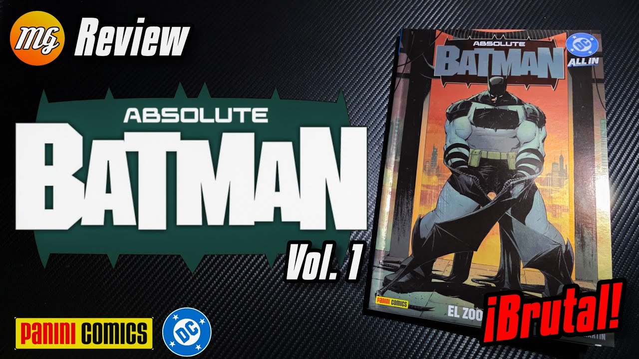 🔥Absolute Batman Vol. 1 TPB Panini Comics. Review. &iexcl;Un Batman BRUTAL! &iquest;Vale la pena este tomo?