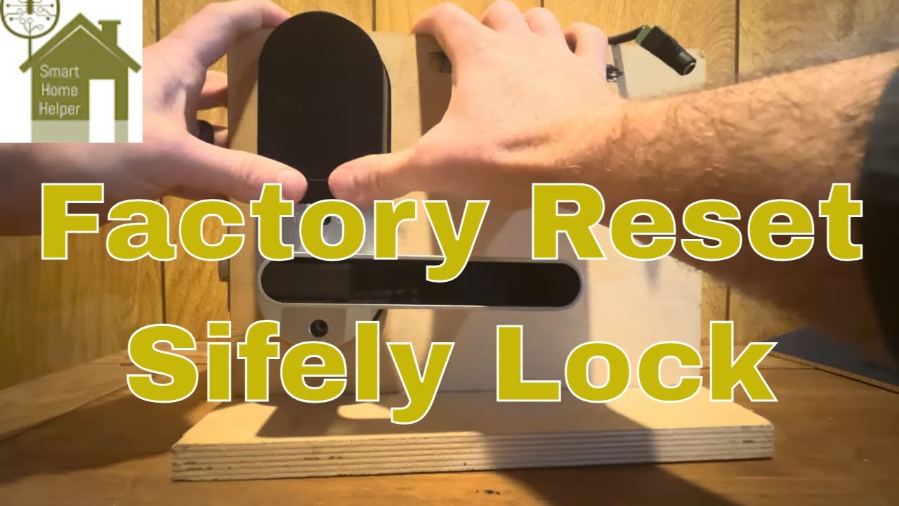 Sifely Lock — сброс настроек к заводским (устранение неполадок)