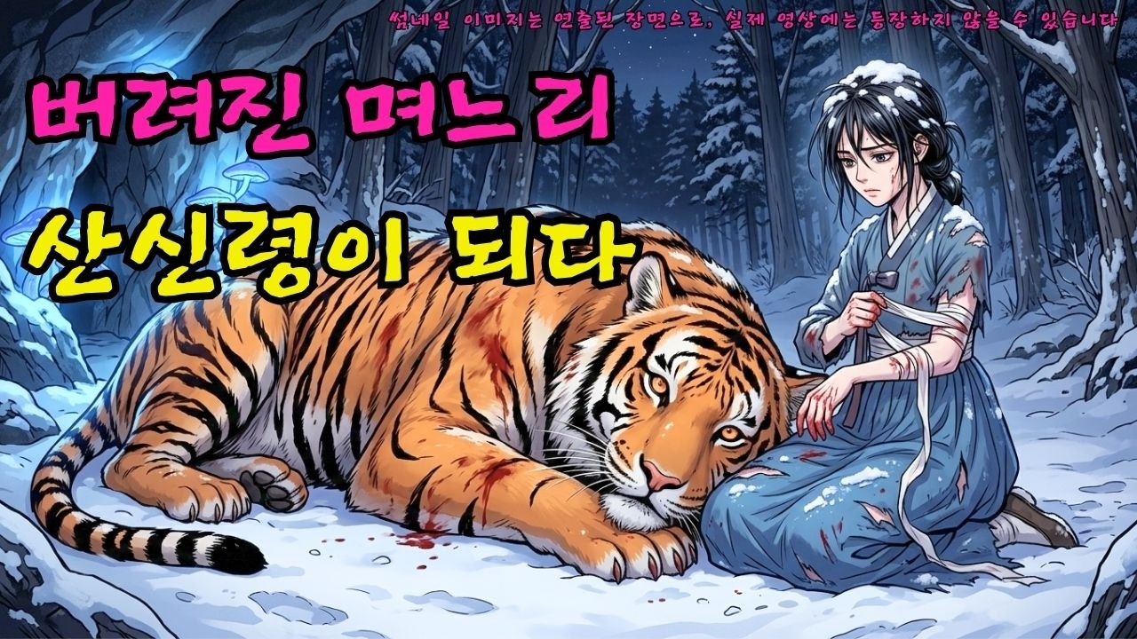 [소름주의] 호랑이 먹이로 버려진 며느리가 산신이 되어 돌아오자 벌어진 일 | 야담 | 야사 | 전설 | 민담 | 설화 | 옛날이야기 l 오디오북