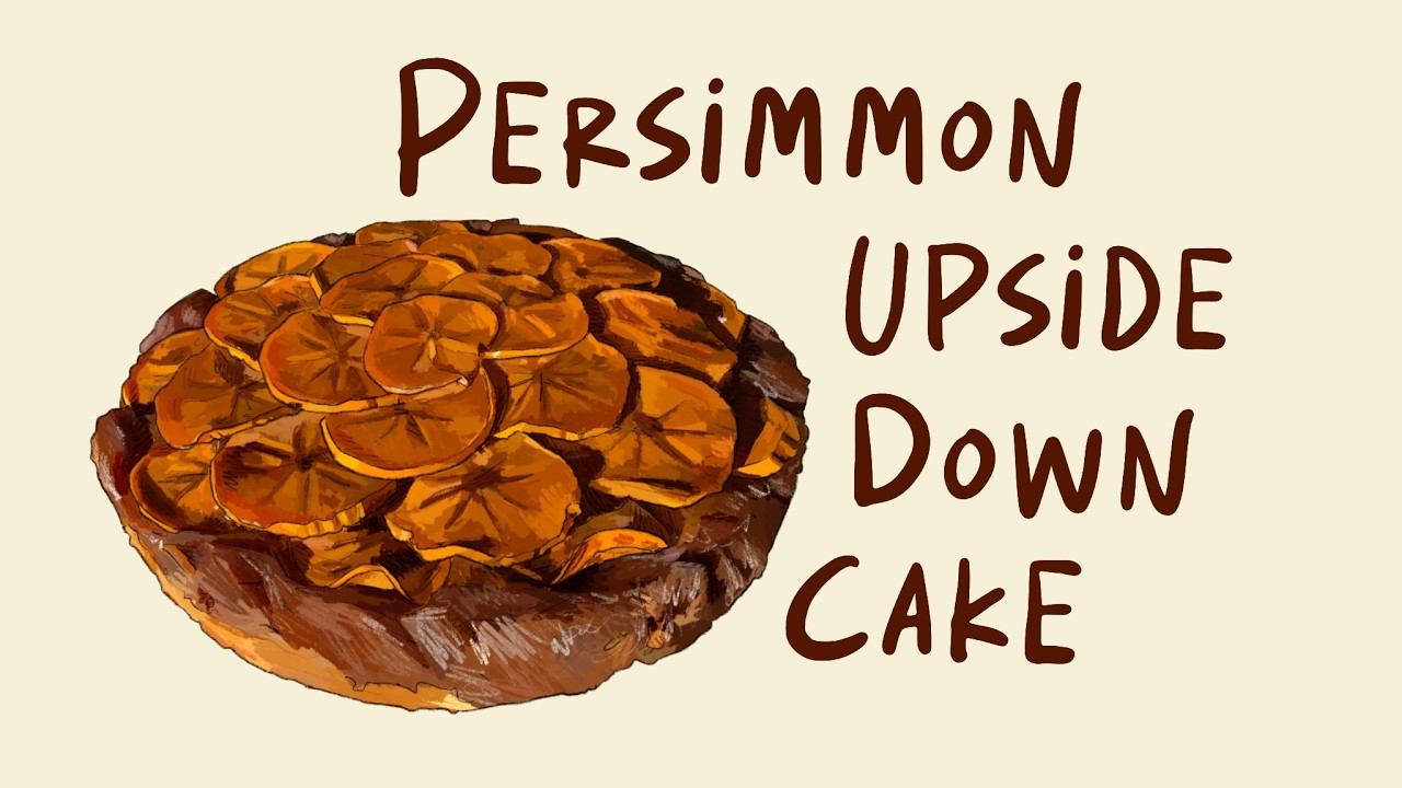 Persimmon Upside Down Cake recipe