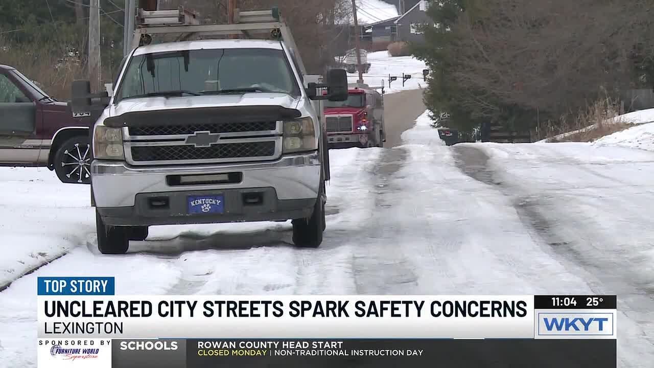 Some Lexington neighborhoods still not plowed
