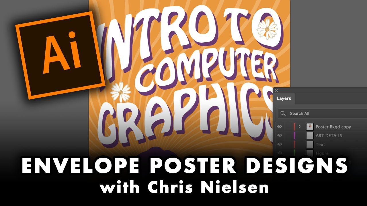 Ai - Chapter 8 - Creating a 1960s PSYCHEDELIC ROCK POSTER effect in Adobe Illustrator