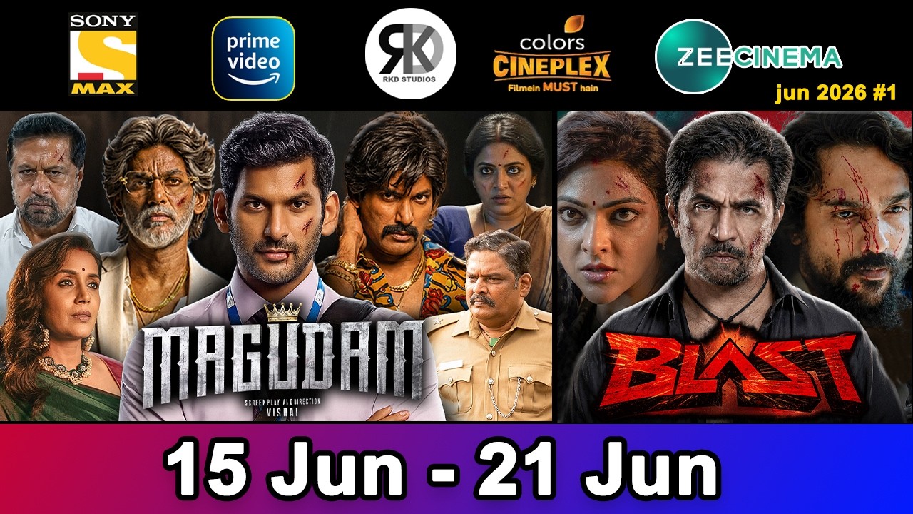 6 Upcoming South Hindi Dubbed Movies | Confirm Release Date | Magudam, Blast, Junior | June 2026 #1