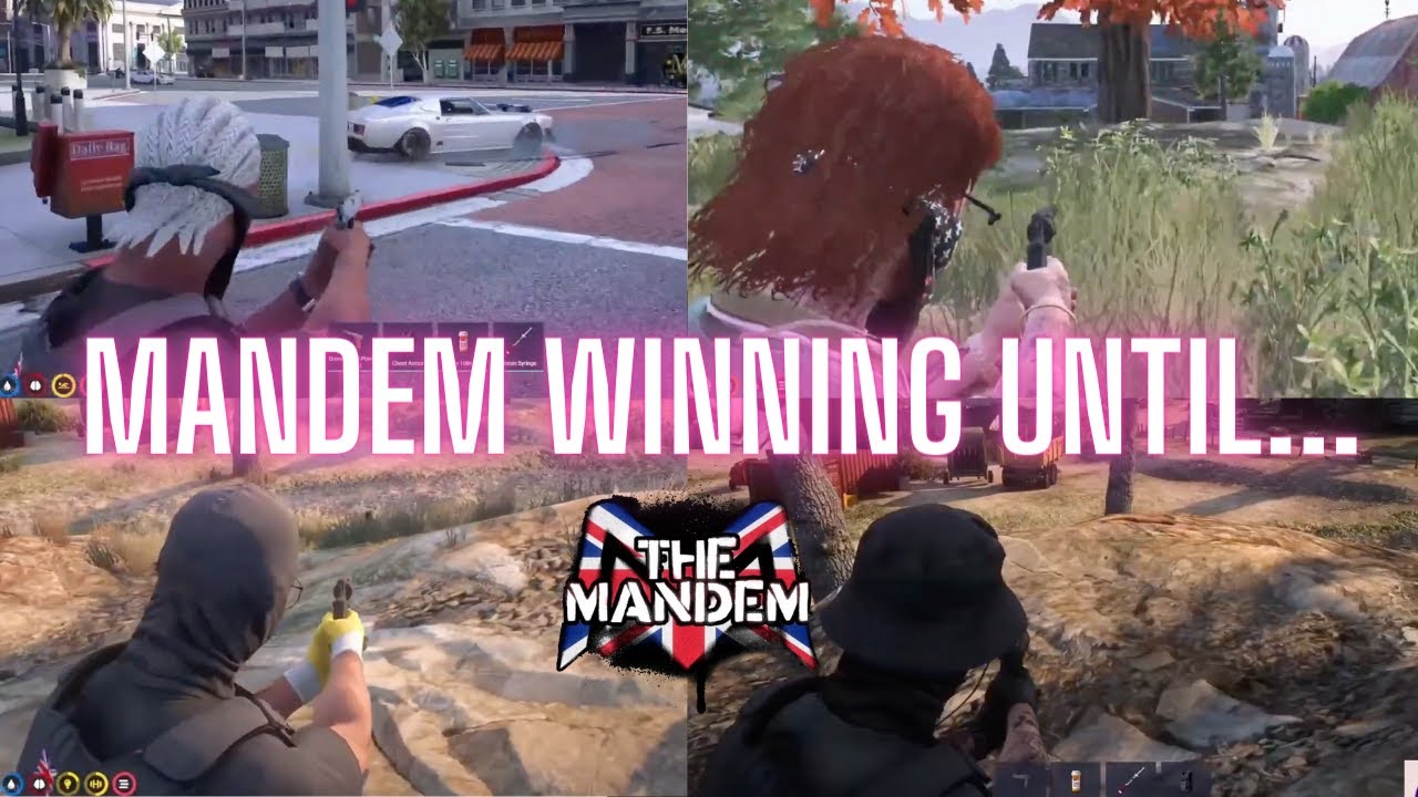 Mandem get WIPED by Saints after cops intervene 6v6 (Multi POV) | NoPixel