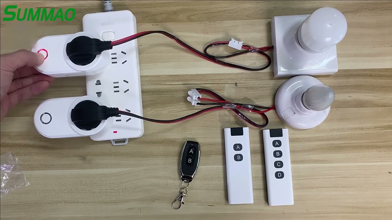 Wireless Remote Control Switch Electrical Outlet Smart EU Wall Socket