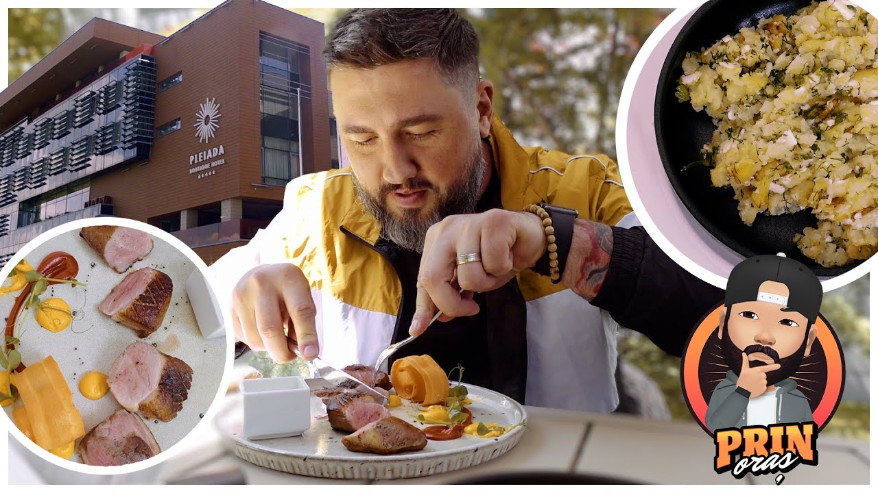 Am mancat la Pleiada - Piept de rata cu sos de fan si cartofi sfarmati cu telemea si ierburi