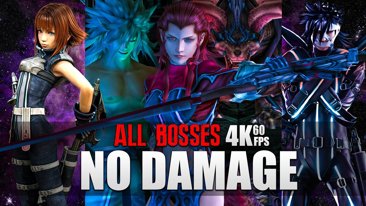 【4K60ᶠᵖˢ】DIRGE OF CERBERUS ALL BOSSES NO DAMAGE | FINAL FANTASY VII VINCENT VALENTINE with Cutscenes