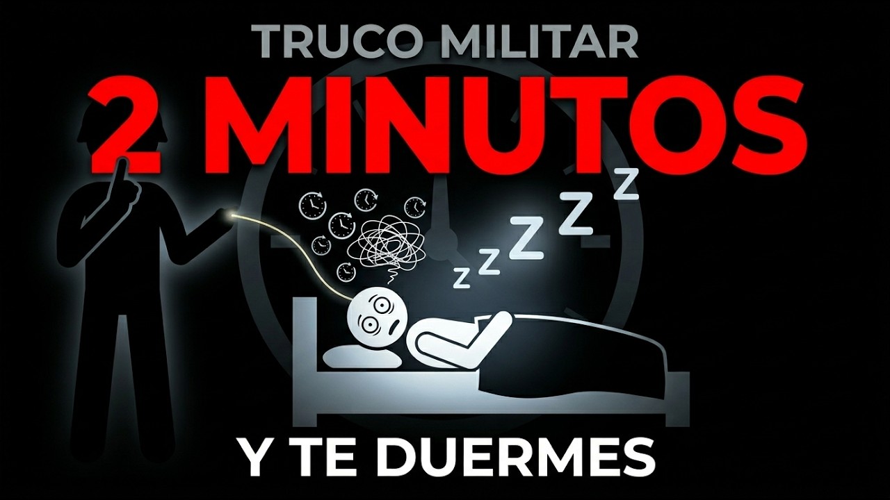 Este TRUCO MILITAR te hace dormir en 2 MINUTOS (lo probé y funciona)