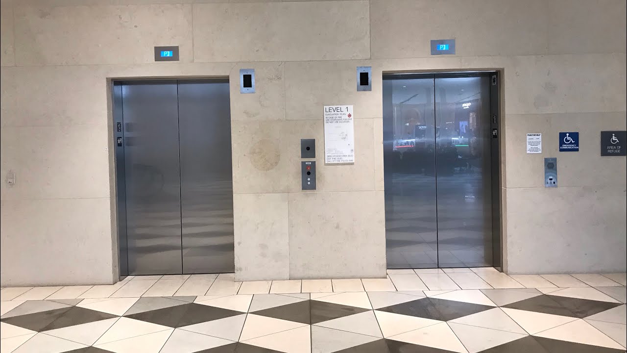 OTIS Gen2 Traction Elevators - Stevens Creek Garage - Westfield Valley Fair - San Jose, CA