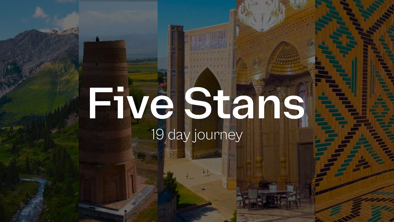 5 stans of Central Asia