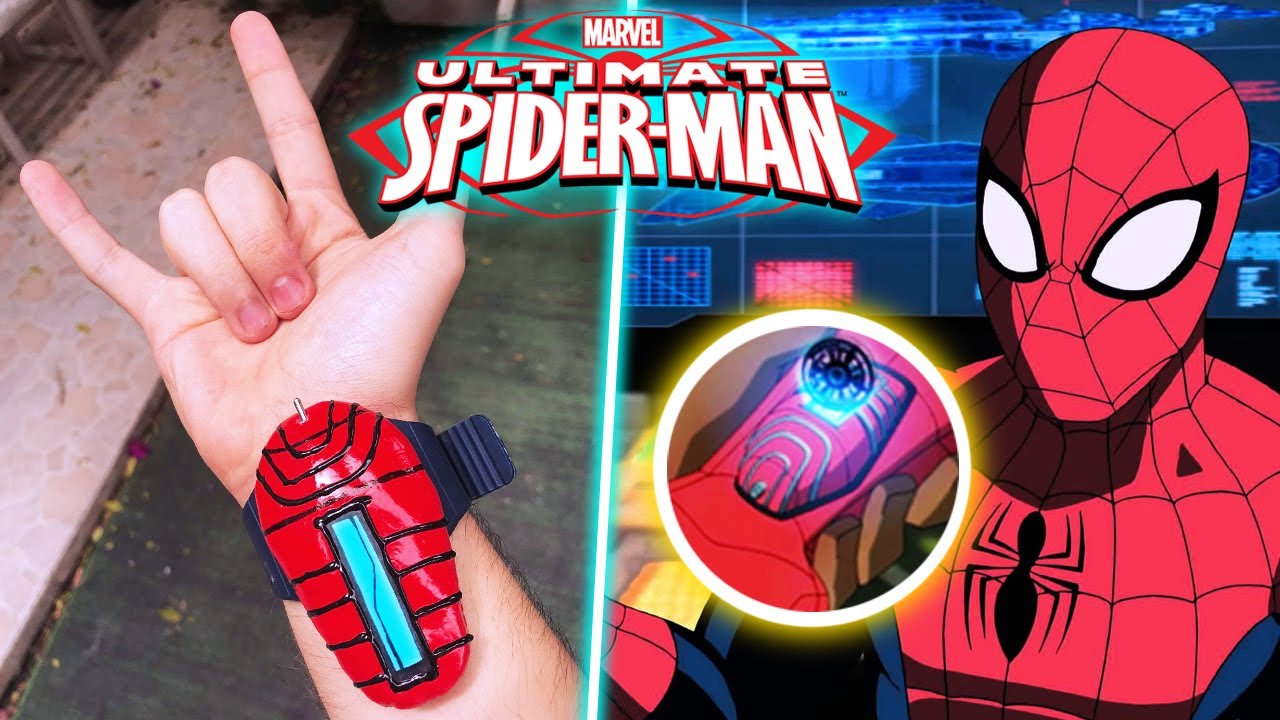 HICE LOS LANZA TELARAÑAS DE ULTIMATE SPIDER-MAN DISNEY XD | EMMA SPIDER