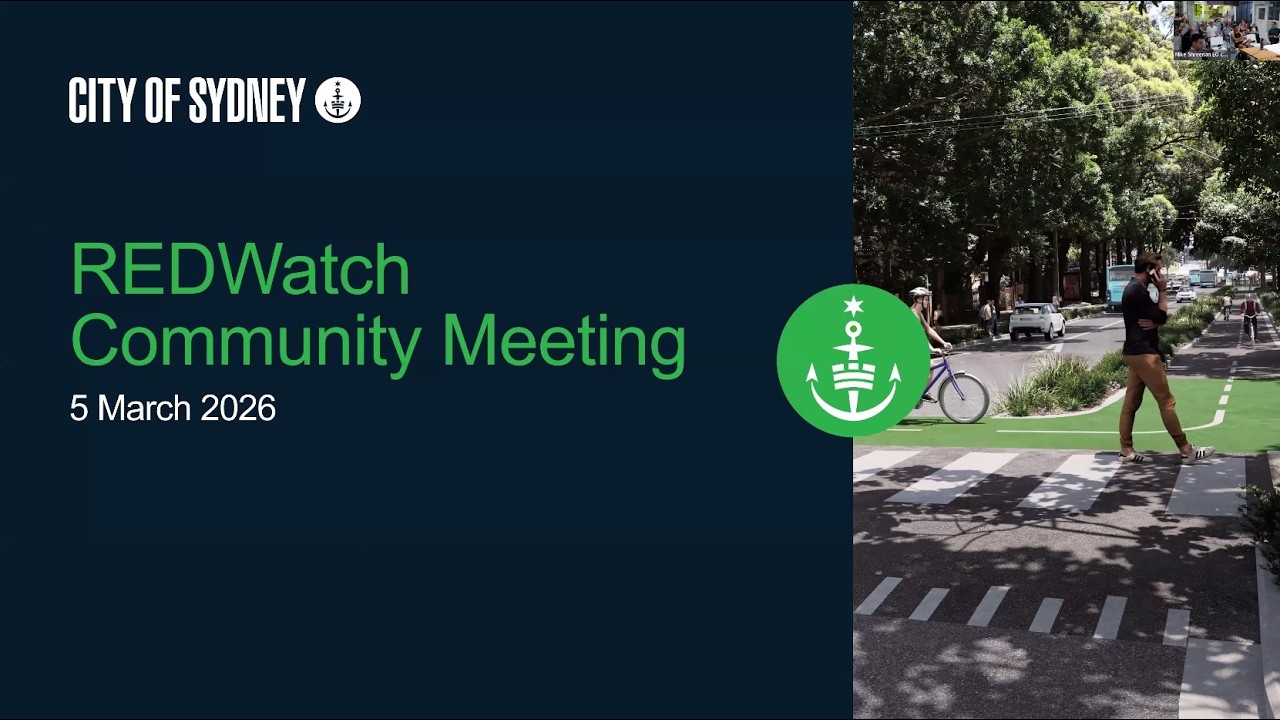 Planning Roads, Cycleways and People Movement in Waterloo March 2026
