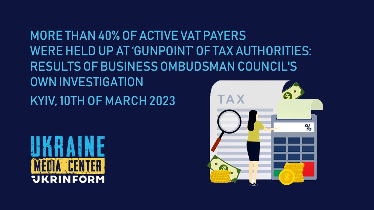 More than 40% of active VAT payers were held up at &lsquo;gunpoint&rsquo; of tax authorities