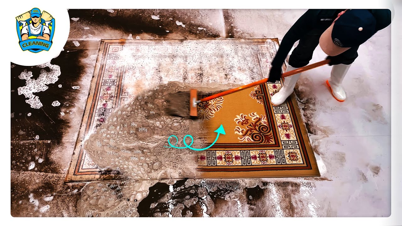 carpet cleaning videos | cleaning rugs satisfying compilation #03