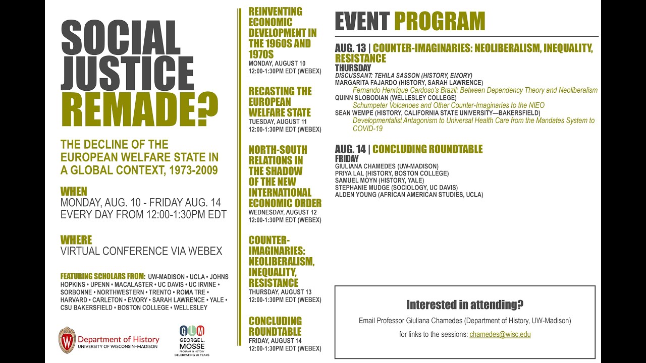 2020.08.13 - Social Justice Remade? The Decline of the European Welfare State, 1973-2009