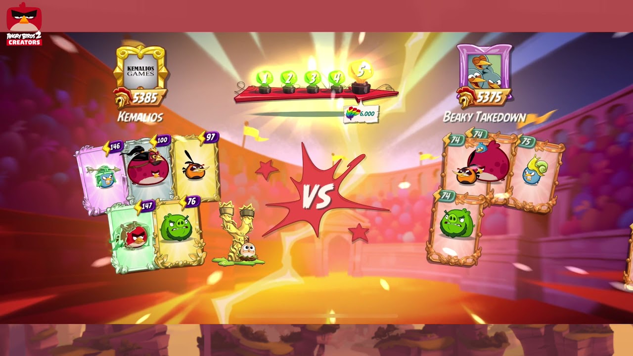 Angry Birds 2 |&nbsp;Arena Full Streak Gameplay